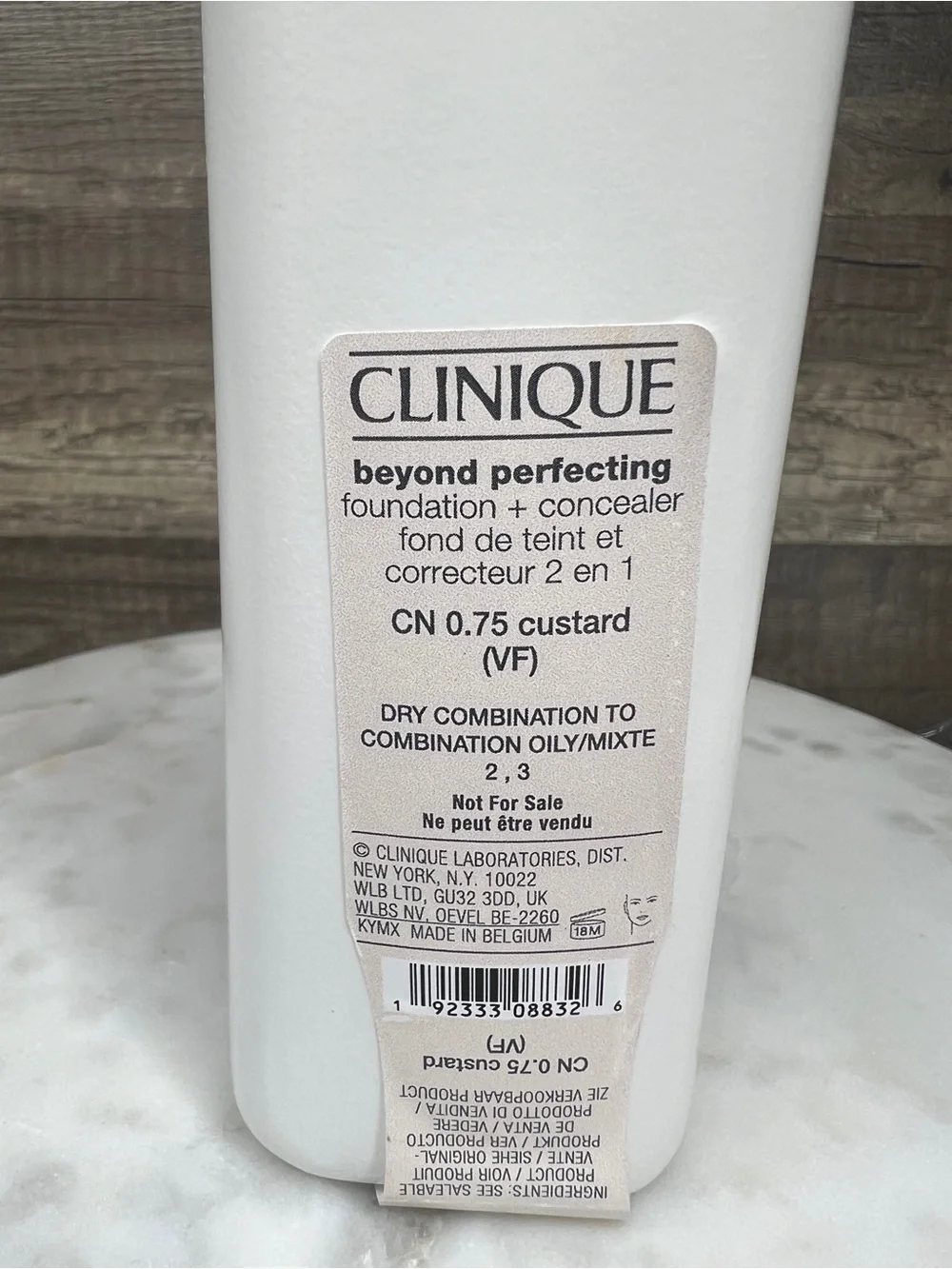 Clinique Beyond Perfecting Foundation + Concealer CN 0.75 Custard  -Jumbo Size